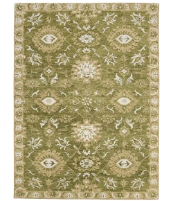 Amer Romania ROM-6 Newburg Olive Green Rug 9 ft. X 13 ft. Rectangle