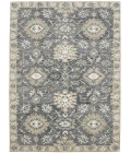 Amer Romania Newburg Gray Hand-Hooked Wool Area Rug 8'x10'