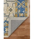 Amer Romania Pecos Blue Hand-Hooked Wool Area Rug 5'x8'