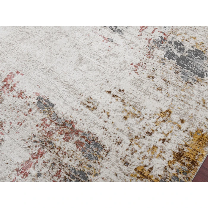 Amer Savannah Cherene Red Polyester Blend Area Rug 5'3"x7'9"