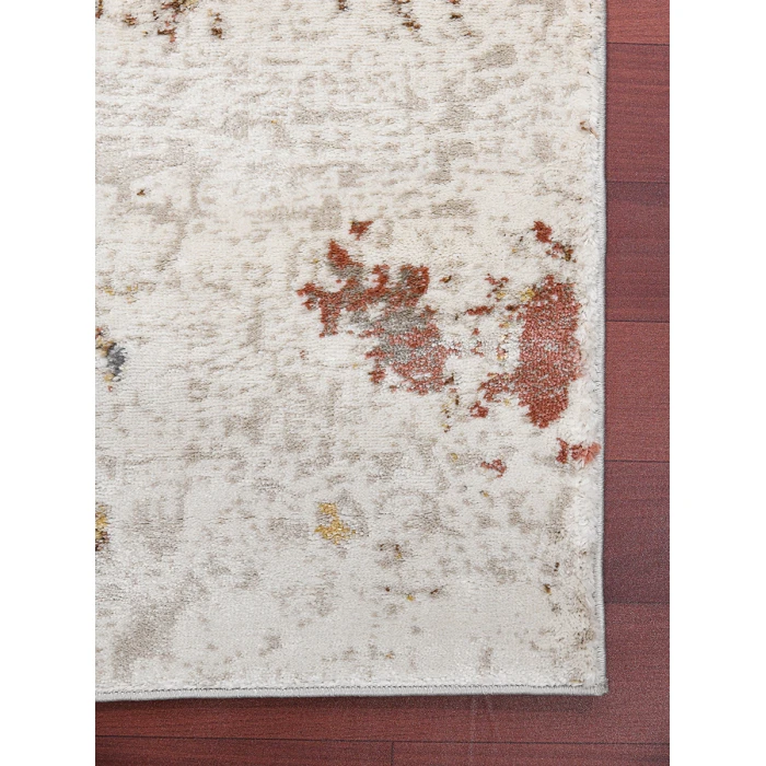 Amer Savannah Cherene Red Polyester Blend Area Rug 5'3"x7'9"