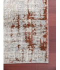 Amer Savannah Dylanne Gray/Red Polyester Blend Area Rug 2'x3'