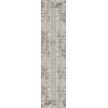 Amer Savannah SAV-6 Dylanne Gray/Red Rug 2 ft. 8 in. X 10 ft. Runner