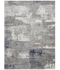 Amer Savannah Hannah Gray/Blue Polyester Blend Area Rug 2'x3'