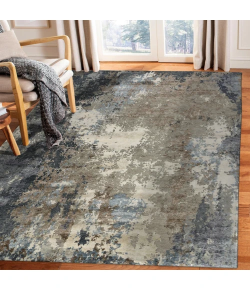 Amer Serena Sky Blue SER-101 2ft. x 3ft. Rect. Rug