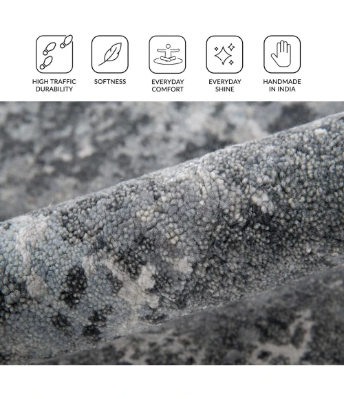 Amer Serena Charcoal SER-12 2ft. x 3ft. Rect. Rug