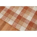 Amer Tartan Cartwell Orange Plaid Hand-Tufted Wool Area Rug 3'6"x5'6"