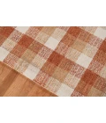 Amer Tartan Cartwell Orange Plaid Hand-Tufted Wool Area Rug 3'6"x5'6"