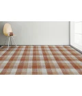 Amer Tartan Cartwell Orange Plaid Hand-Tufted Wool Area Rug 3'6"x5'6"