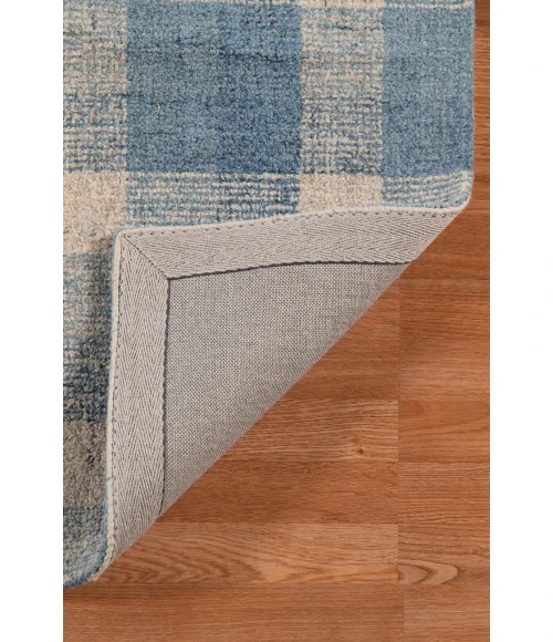 Amer Tartan Cartwell Blue Plaid Hand-Tufted Wool Area Rug 8'x10'