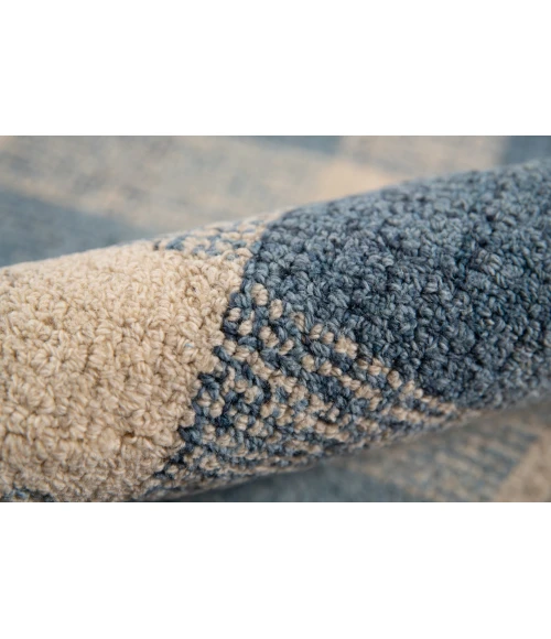 Amer Tartan Cartwell Blue Plaid Hand-Tufted Wool Area Rug 8'x10'