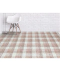 Amer Tartan Cartwell Rose Plaid Hand-Tufted Wool Area Rug 8'x10'