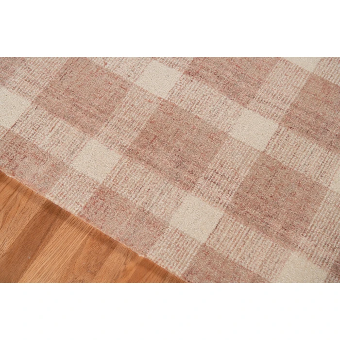 Amer Tartan Cartwell Rose Plaid Hand-Tufted Wool Area Rug 2'x3'