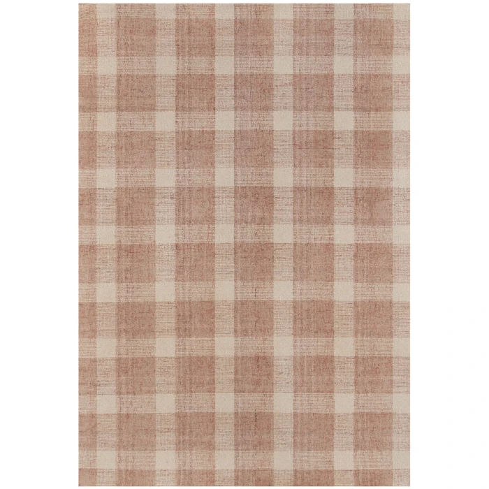 Amer Tartan Cartwell Rose Plaid Hand-Tufted Wool Area Rug 2'x3'