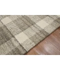 Amer Tartan Cartwell Sand Plaid Hand-Tufted Wool Area Rug 2'x3'