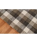 Amer Tartan Cartwell Khaki Plaid Hand-Tufted Wool Area Rug 3'6"x5'6"