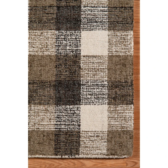 Amer Tartan Cartwell Khaki Plaid Hand-Tufted Wool Area Rug 8'x10'