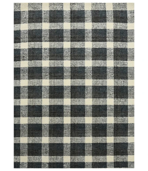 Amer Tartan Cartwell Charcoal Plaid Hand-Tufted Wool Area Rug 8'x10'