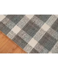 Amer Tartan Cartwell Dark Gray Plaid Hand-Tufted Wool Area Rug 3'6"x5'6"