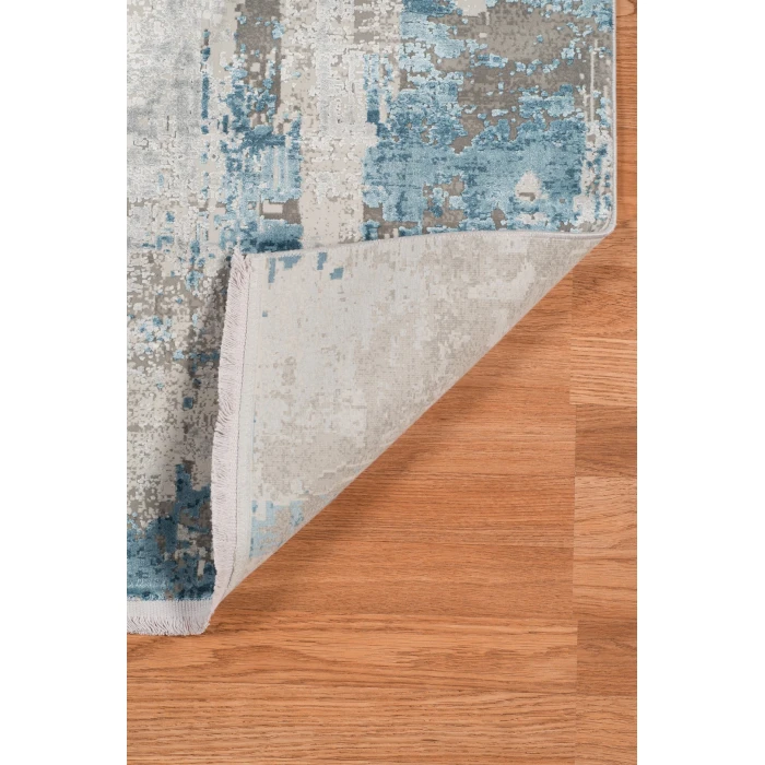 Amer Venice Dacono Gray Abstract Area Rug 9'6"x13'6"