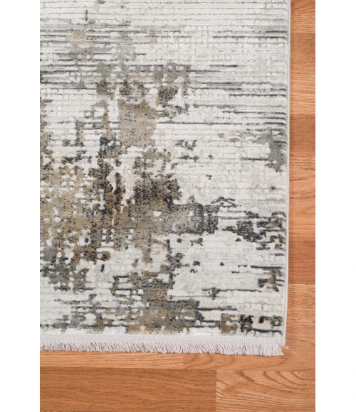 Amer Venice Frasier Ivory/Gold Abstract Area Rug 8'3"x11'6"