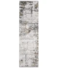 Amer Venice Frasier Ivory/Gold Abstract Runner Rug 3'x9'10"