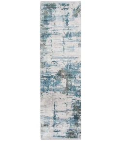 Amer Venice VEN-3 Hayden Ivory/Blue Rug 3 ft. X 9 ft. 10 in. Runner