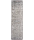 Amer Venice Frisco Gray/Gold Bordered Runner Rug 3'x9'10"