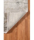 Amer Venice Frisco Gray/Gold Bordered Area Rug 4'11"x7'6"