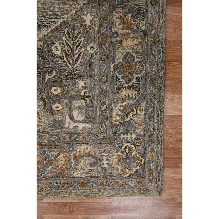 Amer Vestige Kersey Brown Hand-Tufted Wool Blend Area Rug 8'x10'