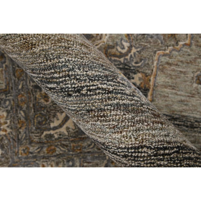 Amer Vestige Kersey Brown Hand-Tufted Wool Blend Area Rug 8'x10'