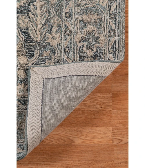 Amer Vestige Jericha Blue Hand-Tufted Wool Blend Area Rug 5'x7'6"