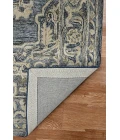 Amer Vestige Nucia Blue/Taupe Hand-Tufted Wool Blend Area Rug 3'6"x5'6"