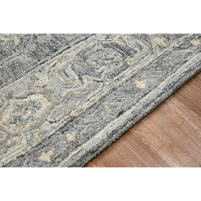 Amer Vestige Nucia Gray Hand-Tufted Wool Blend Area Rug 8'x10'