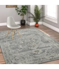 Amer Vestige Nucia Gray Hand-Tufted Wool Blend Area Rug 8'x10'