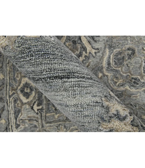 Amer Vestige Nucia Gray Hand-Tufted Wool Blend Area Rug 8'x10'