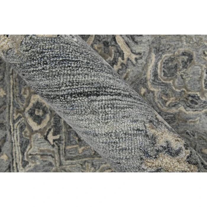 Amer Vestige Nucia Gray Hand-Tufted Wool Blend Area Rug 8'x10'