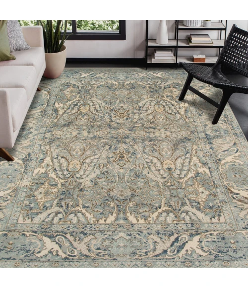 Amer Vintage Polo Blue VIN-10 10ft. x 14ft. Rect. Rug