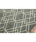 Amer Vista Duncan Gray Hand-Hooked Wool Area Rug 5'x8'