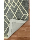 Amer Vista Duncan Gray Hand-Hooked Wool Area Rug 5'x8'