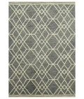 Amer Vista Duncan Gray Hand-Hooked Wool Area Rug 5'x8'