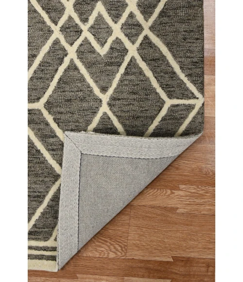 Amer Vista Duncan Taupe Hand-Hooked Wool Area Rug 8'x10'