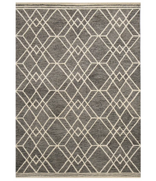 Amer Vista Duncan Taupe Hand-Hooked Wool Area Rug 8'x10'