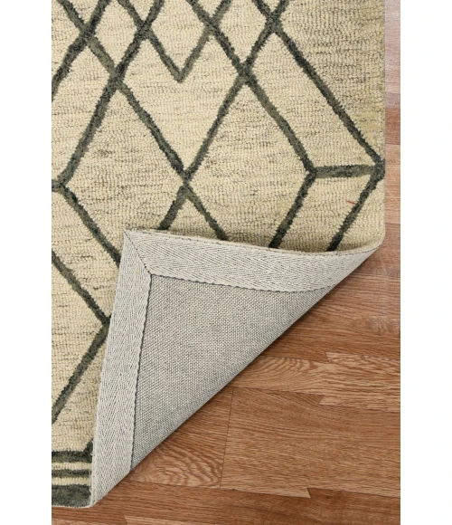 Amer Vista Duncan Ivory Hand-Hooked Wool Area Rug 8'x10'