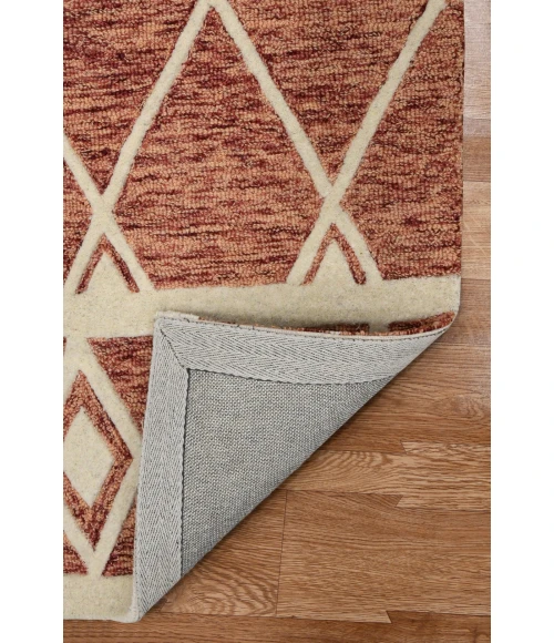 Amer Vista Raton Sienna Hand-Hooked Wool Area Rug 8'x10'