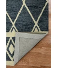Amer Vista Raton Navy Hand-Hooked Wool Area Rug 5'x8'