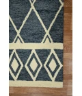 Amer Vista Raton Navy Hand-Hooked Wool Area Rug 5'x8'