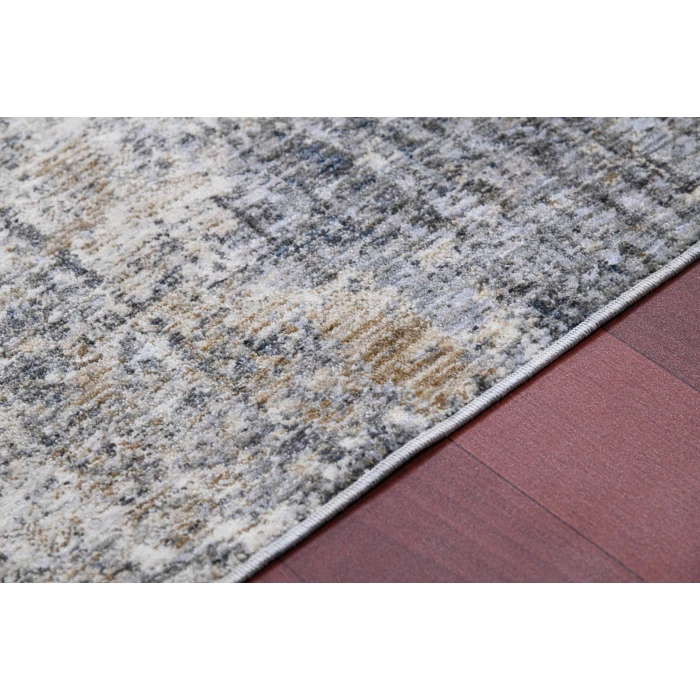 Amer Vermont Allaine  Gray Polyester Area Rug 2'x3'
