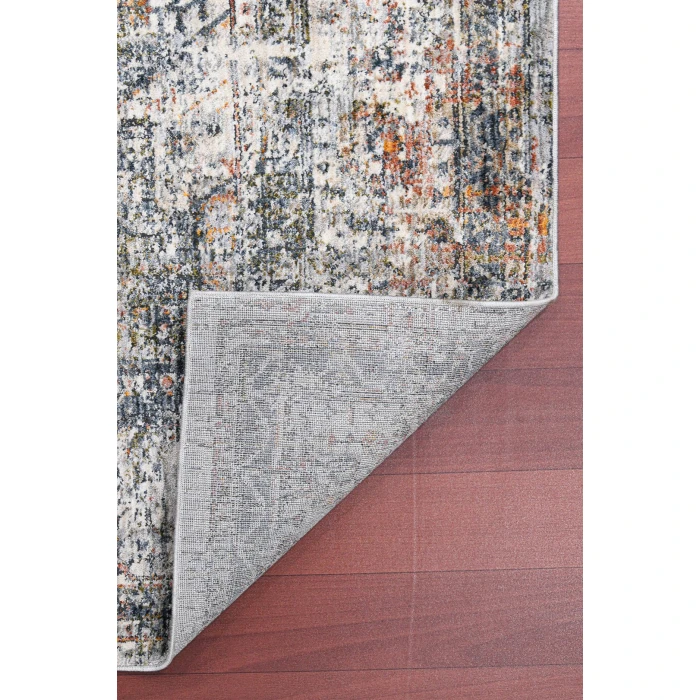 Amer Vermont Chelsea Gray/Ivory Polyester Area Rug 2'x3'