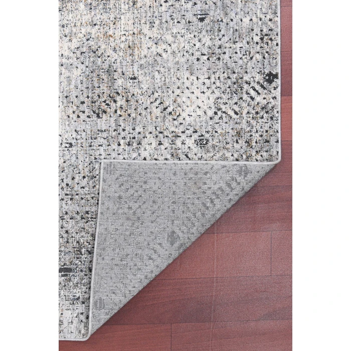 Amer Vermont Divina Gray Polyester Area Rug 5'3" x 7'6"